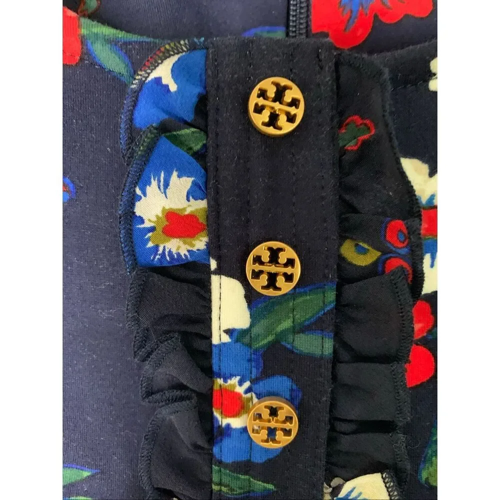 Tory Burch Miranda Paisley Bouquet dress women's size small